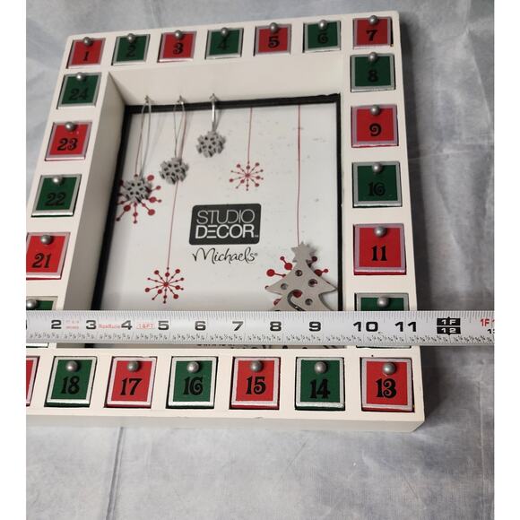 Studio Decor Photo Frame Christmas Holiday Advent Calendar Magnetic Treat Boxes - Picture 5 of 7